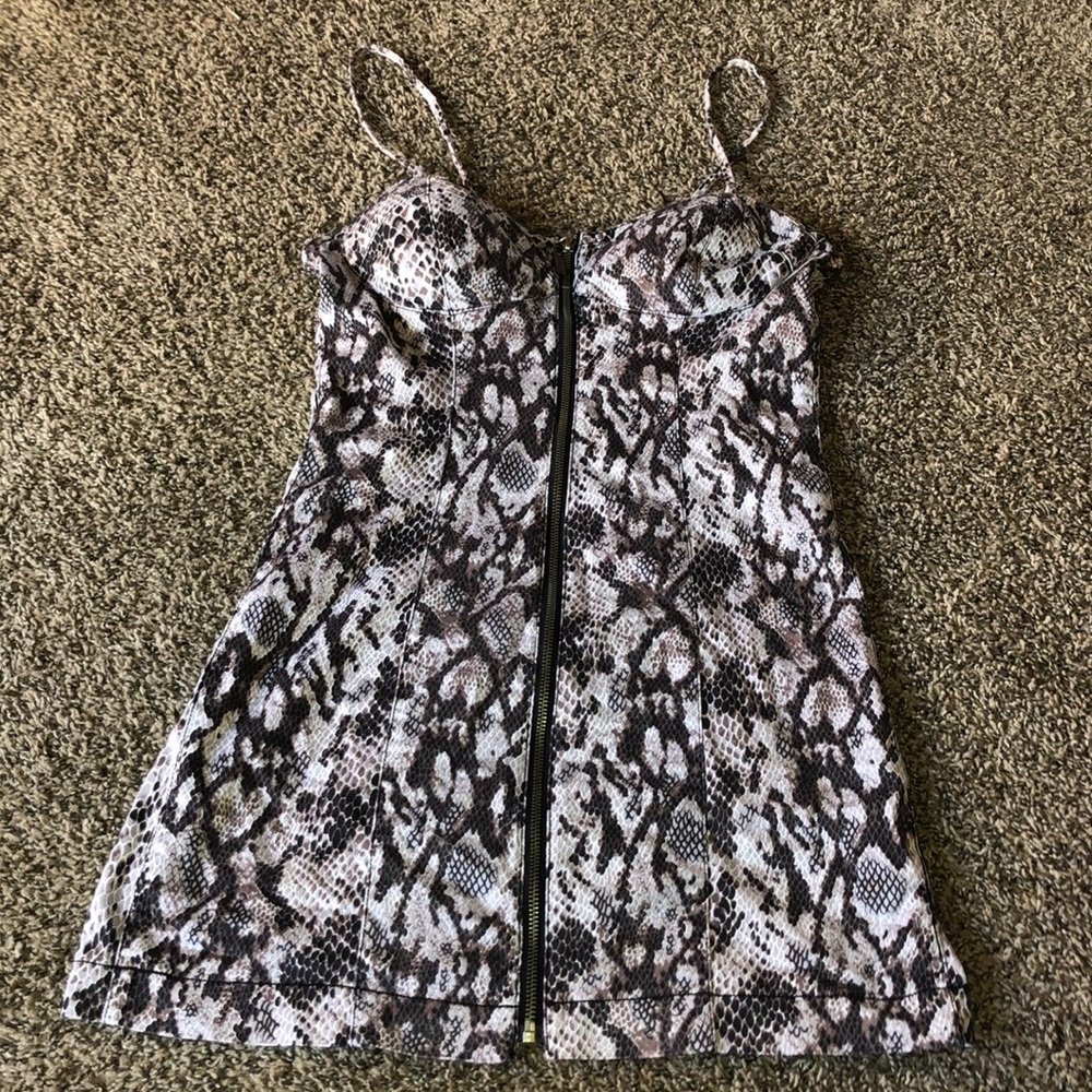 Snakeskin dress